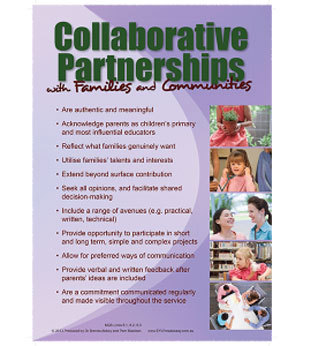 Collaborative Partnerships Poster - Families & Community